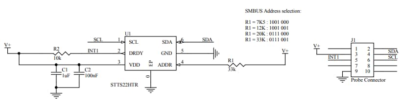 原理图 - STMicroelectronics STEVAL-MKI200V1K评估套件